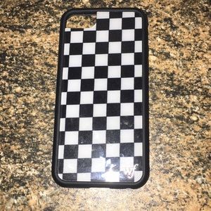 Wildflower check please iPhone 6, 7, 8 case